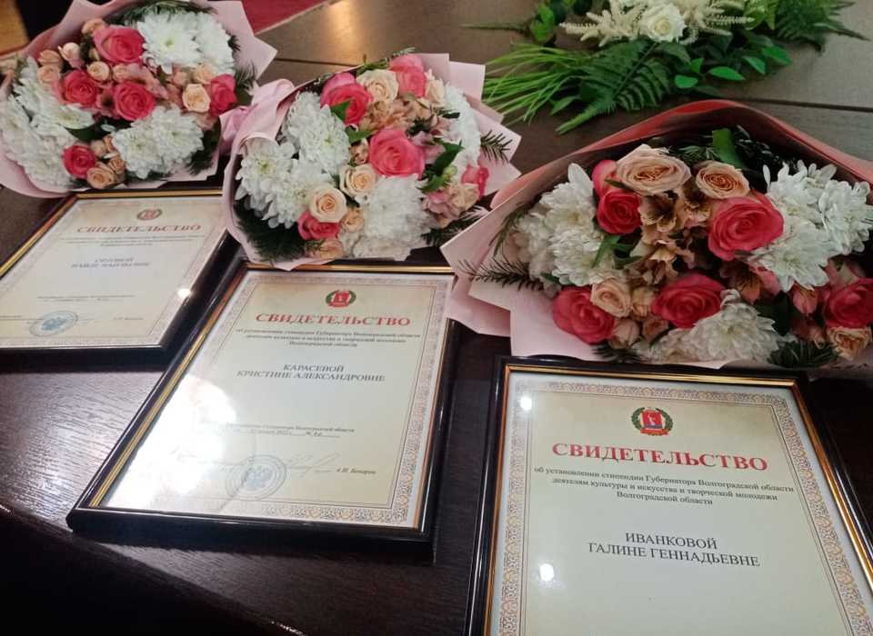 Творческую молодёжь Волгограда наградили стипендиями губернатора